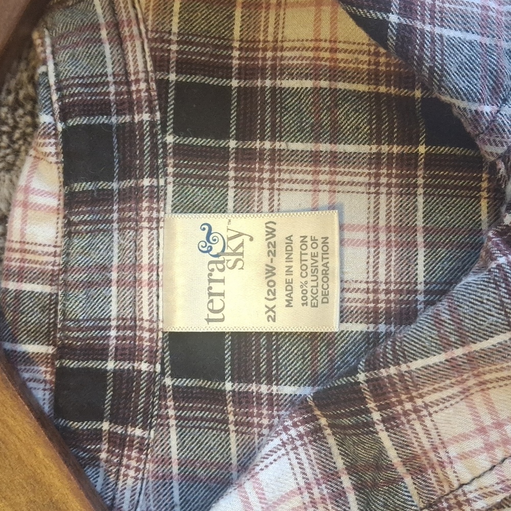🤑 FINAL DROP! Terra & Sky Plaid Shirt - Picture 5 of 5